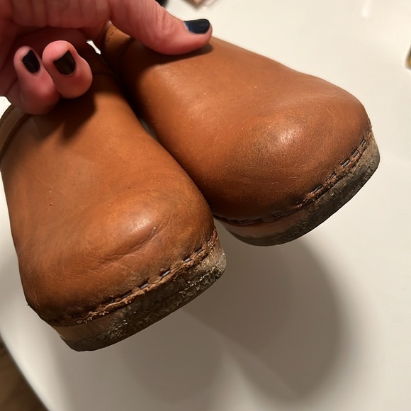 No. 6 Brown Leather Mules - Picture 6 of 8